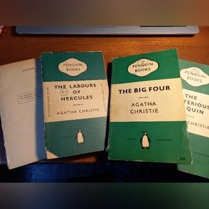 Lot of 6 Vintage Agatha Christie Books